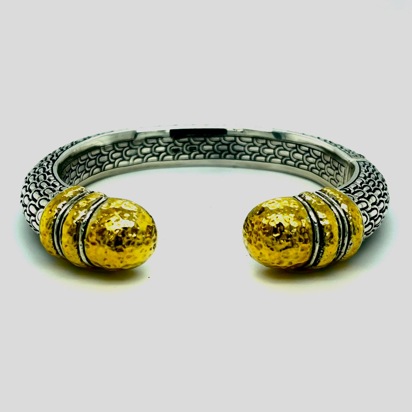 Silver and 18kt Gold bracelet
