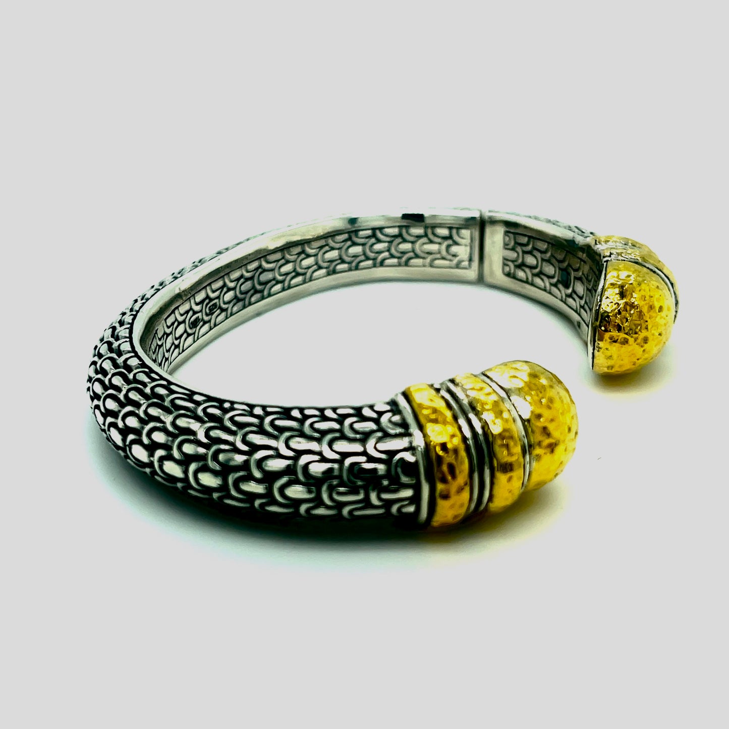 Silver and 18kt Gold bracelet
