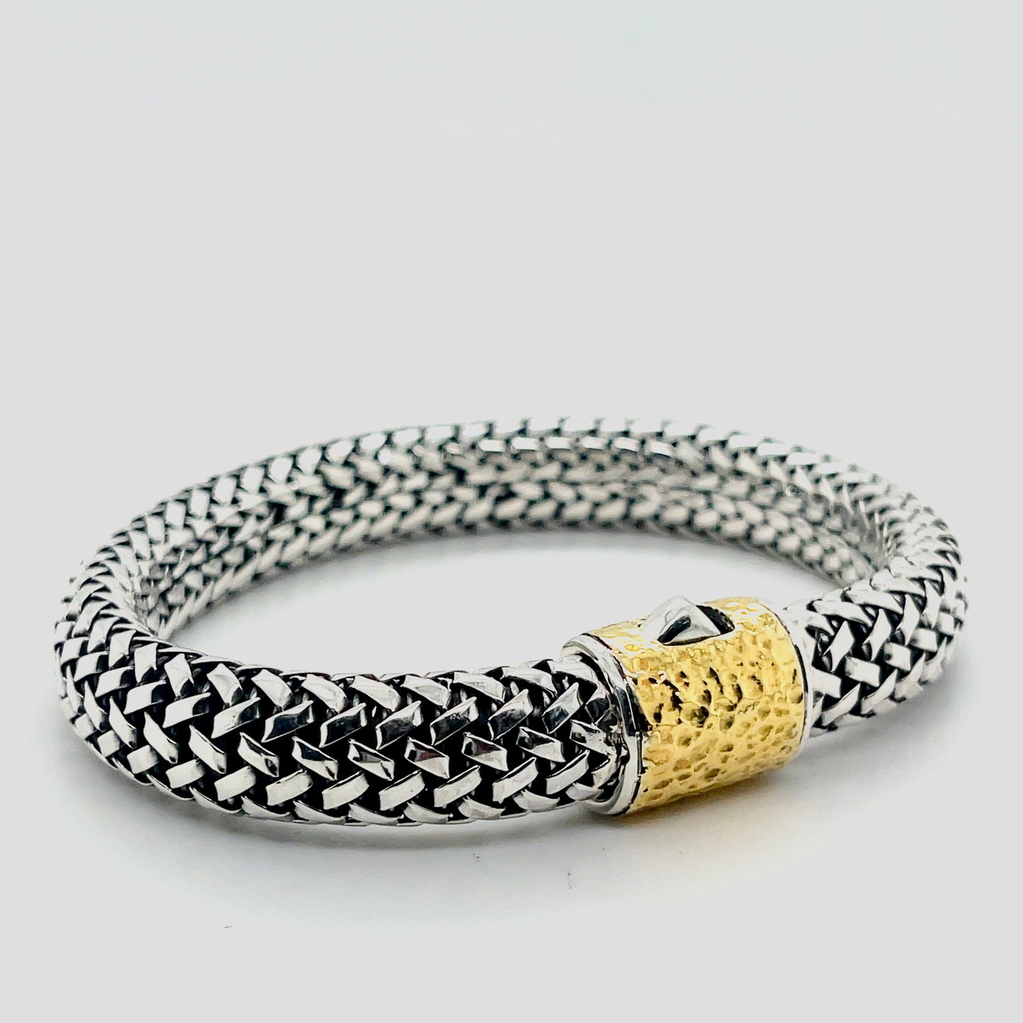 18kt Gold and Silver chain bracelet