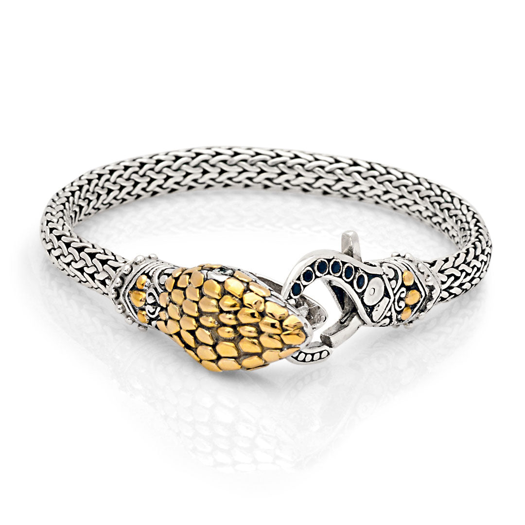Gold and Silver snake bracelet