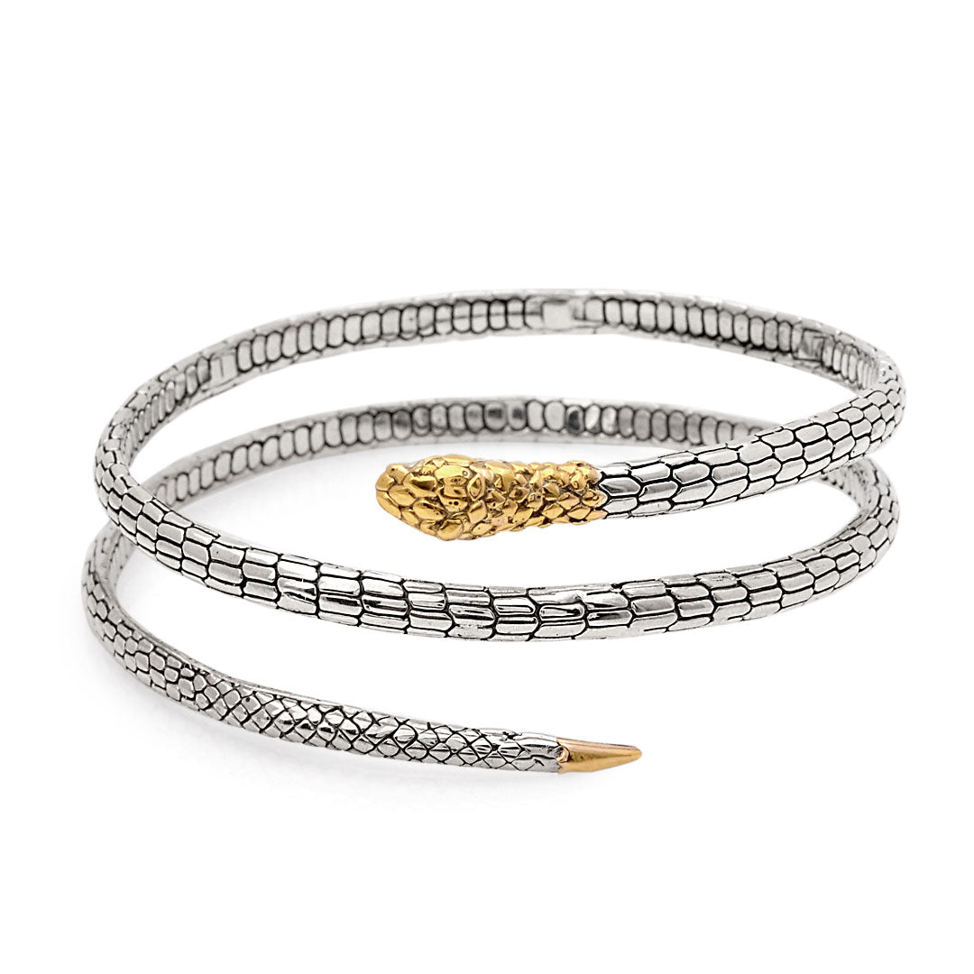 Snake Bracelet gold and silver