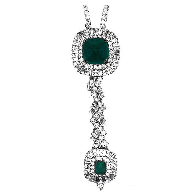 Emerald &Diamond Pendent. SOLD. Call for estimate.
